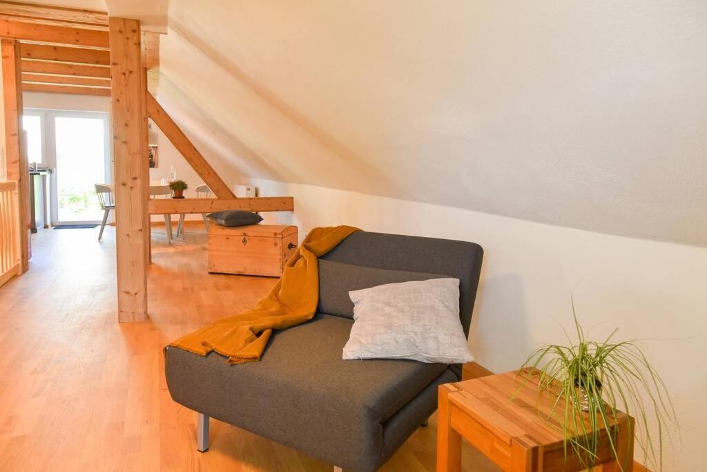 Dachgiebeloase Apartment Mehlmeisel Bagian luar foto